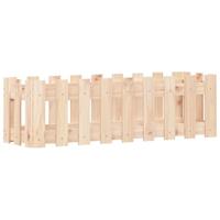 VidaXL Plantenbak verhoogd met hekontwerp 100x30x30 cm grenenhout - thumbnail