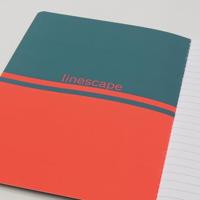 Sigel LS305 Notitieboekje Linescape Softcover 2 stuk(s) DIN A5 Gelinieerd Middelblauw, Neon-oranje Aantal paginas: 34 - thumbnail
