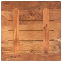 Tafelblad vierkant 50x50x2,5 cm massief acaciahout - thumbnail