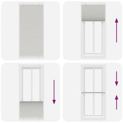 Pliss rolgordijn 100x200 cm stofbreedte 99,4 cm polyester