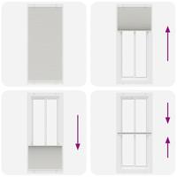 Pliss rolgordijn 100x200 cm stofbreedte 99,4 cm polyester - thumbnail