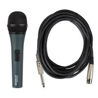 Zwarte dynamische microfoon met draagkoffer Velleman - Velleman - thumbnail