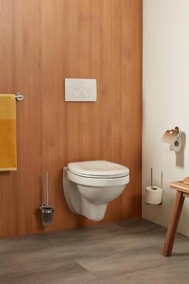 Haceka Kosmos Toiletborstelhouder - open - wandmodel - chroom 1208537