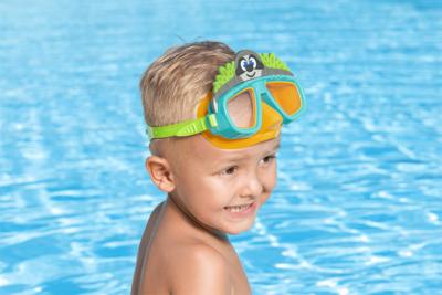 Bestway Duikmasker Junior Anatomische Band Assorti Kleur +7 Jaar Strand en Zwembad 22059
