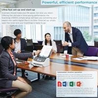 Fujitsu IX1600 ADF-/handmatige invoer scanner 600 x 600 DPI A4 Zwart, Wit - thumbnail