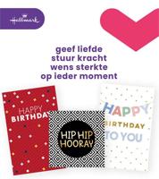 Hallmark navulset wenskaarten, verjaardag (Engels), pak van 6 stuks - thumbnail