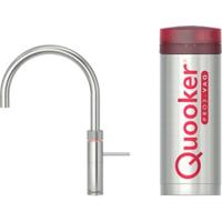 Quooker Fusion round met PRO3 boiler 3-in-1 kokend water kraan RVS - thumbnail