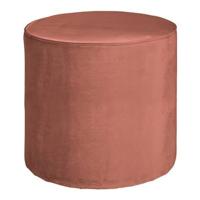 Woood Sara poef hoog Oudroze - thumbnail