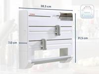 Keukenrolhouder Leifheit 25723 Wit Wit/Grijs Plastic - thumbnail