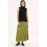 VILA rok VIGREENAS met all over print olijfgroen - thumbnail