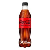 Coca-Cola Zero frisdrank, fles van 50 cl, pak van 12 stuks - thumbnail