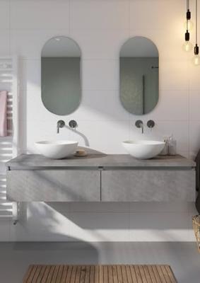 Ben Clip spiegel ovaal 40x80 cm