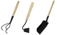 Centi Tuingereedschap 3 delige set met Plantschep - Handcultivator - Schoffel - thumbnail