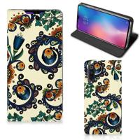 Telefoon Hoesje Xiaomi Mi 9 Barok Flower - thumbnail