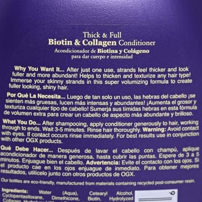 OGX Biotin & Collagen Volumising Conditioner