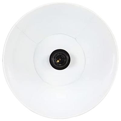 VidaXL Hanglamp rond 25 w e27 28,5 cm wit
