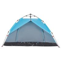 VidaXL Koepeltent 2-persoons snelontgrendeling blauw - thumbnail