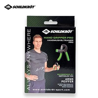 Schildkröt Fitness instelbare knijphalter 10/30 kg groen/zwart