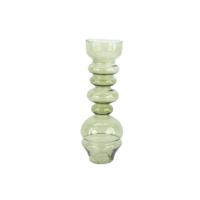 HBX Natural Living Vaas glas ø12xh33,5cm lichtgroen - thumbnail