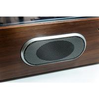 Soundmaster PL186H Retro Vintage Nostalgische platenspeler met ingebouwde luidsprekers en radio hoofdtelefoonaansluiting 3 snelheden 33/45/78 RPM stereoluidsprekers - thumbnail