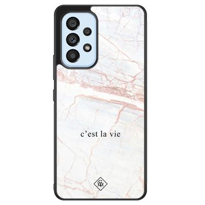 Samsung Galaxy A33 hoesje - C'est la vie Samsung Galaxy A33 hoesje - C'est la vie