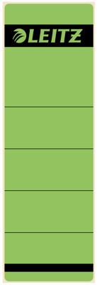 Leitz rugetiketten, zelfklevend, ft 6,1 x 19,1 cm, pak van 10 stuks, groen
