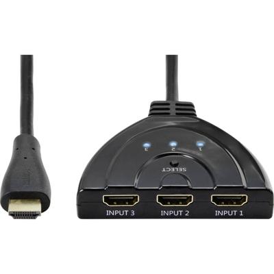 Basetech HM-SW301KT 3 poorten HDMI-switch UHD 4K @ 60 Hz