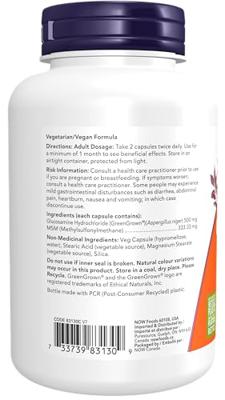 Glucosamine & MSM 120v-caps