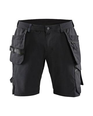 Blåkläder Short 4-weg stretch 15201645 | Zwart/Donkergrijs | Maat 50 - 7330509802908