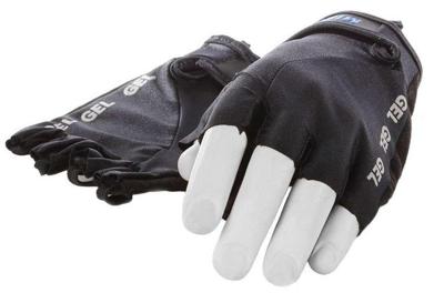 Mirage handschoen lycra + gel, maat s, zwart/zwart