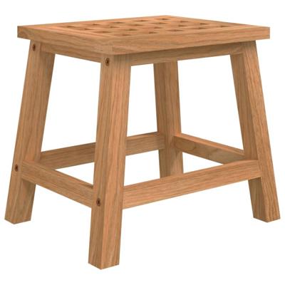 VidaXL Opstapkrukje 29x22,5x25,5 cm massief walnotenhout