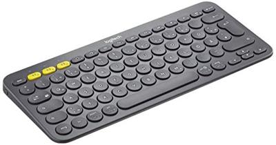 Logitech K380 Multi-Device Bluetooth® Keyboard toetsenbord QWERTZ Duits Grijs Logitech K380 Multi-Device Bluetooth® Keyboard toetsenbord QWERTZ Duits Grijs