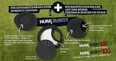 Ortega Humibuster100 klankgat demper en bevochtiger