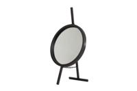 Spiegel Lauren zwart metaal 29,8x53,3x22,9cm - thumbnail