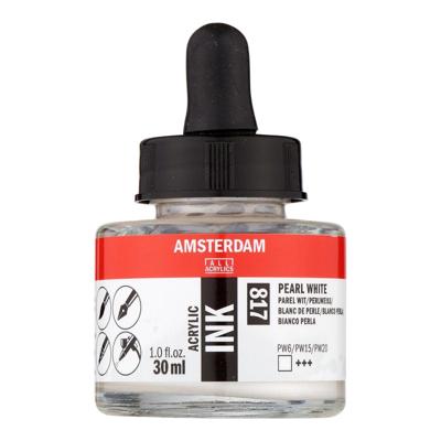 Amsterdam All Acrylics Amsterdam • acrylic ink bottle parelwit 30ml