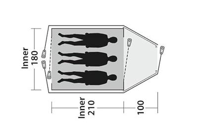 Outwell Cloud 3 Tent