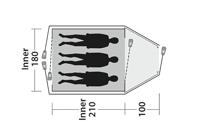Outwell Cloud 3 Tent - thumbnail