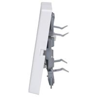 Busch-Jaeger 2CKA001751A3024 Serietoets Afdekking Wit, Verkeerswit 1 stuk(s) - thumbnail