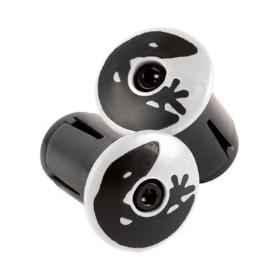 LIZARD SKINS Dsp bar tape plugs - diamond white