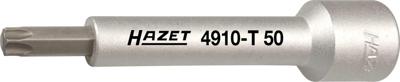 HAZET Tegenhouder voor zuigerstang 4910-T50 · 1/2 inch (12,5 mm) vierkant hol · Binnen-TORX®-profiel · SW T50