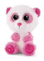 Nici knuffel Glubschis panda junior 15 cm pluche wit/roze - thumbnail