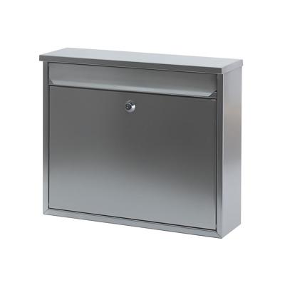 Wandbrievenbus mat RVS 36x10x31cm