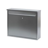 Wandbrievenbus mat RVS 36x10x31cm - thumbnail