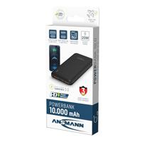 Ansmann PB320PD Powerbank 10000 mAh USB PD Li-ion USB-A, USB-C Zwart - thumbnail