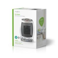 Nedis Keramische ventilatorkachel | 750 & 1500 W | Grijs - thumbnail