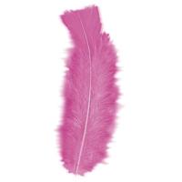 Zakje met 50 veertjes roze - thumbnail