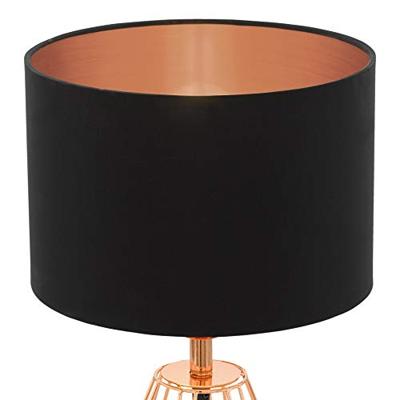 Eglo TafellampCarlton 2 roodkoper met zwart - 95787