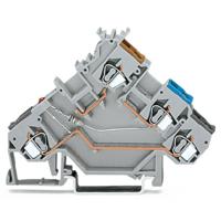 WAGO 280-561/281-413 Initiatorklem 5 mm Spanveer Toewijzing: L Grijs 50 stuk(s) - thumbnail