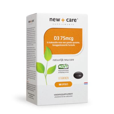 New Care D3 75mcg. Kokosolie Capsules 100Capsules