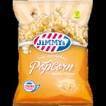 JIMMY&apos;s Popcorn Nacho Cheese 90 g bij Jumbo